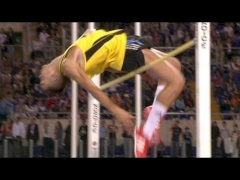 Robbie Grabarz wins high jump at 2012 Rome Golden Gala Diamond League
