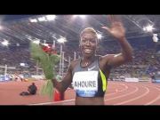 Murielle Ahoure upsets Jamaicans in 100m at 2012 Rome Golden Gala Diamond League