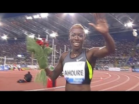 Murielle Ahoure upsets Jamaicans in 100m at 2012 Rome Golden Gala Diamond League