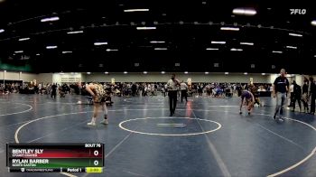 144 lbs Champ. Round 2 - Bentley Sly, Stuart Cramer vs Rylan Barber, North Gaston