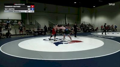 125 lbs Cons. Round 5 - Cameron Geuther, Panther Wrestling Club RTC vs Ray Griffin, North Idaho