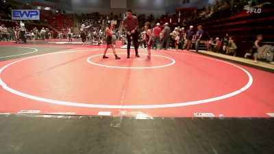 75 lbs Consolation - Isabella Vaughn, Skiatook Youth Wrestling vs Frankii Cotto, Barnsdall Youth Wrestling