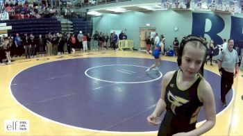 115 lbs. Champ. Round 2 - Elaine Hoth, Hillsboro vs Lydia Brewer, Fulton