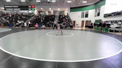 96 lbs Cons. Semi - Dominic Jimenez, The Best Wrestler vs Brennan Finley, Willard Youth Wrestling