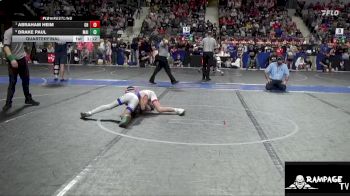 72 lbs Quarterfinal - Abraham Heim, Greater Heights vs Drake Paul, Maize