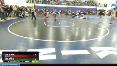 132 lbs Cons. Round 3 - Eric Vera, American Falls vs Sam Young, Moscow