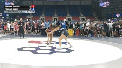 125 lbs Cons. Quarters - Samiyah Rahming, Pennsylvania vs Malila Miller, Alaska
