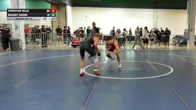 144 lbs Round Of 16 - Christian Jelle, MN vs Brandt Harer, PA