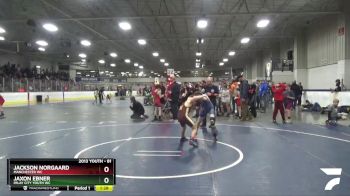 81 lbs Cons. Round 3 - Jaxon Ebner, Imlay City Youth WC vs Jackson Norgaard, Manchester WC