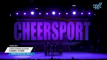 Cheer Express Allstars - Camo Coed [2024 L4 Senior Coed - Small - A Day 1] 2024 CHEERSPORT National All Star Cheerleading Championship