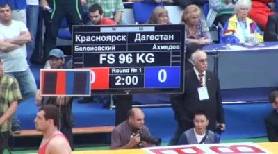 96 lbs 3rd Shamil Akhmedov vs. Yuri Belonovski