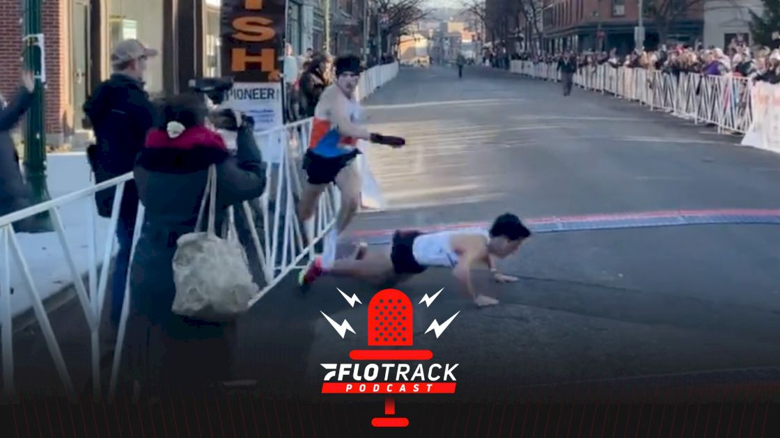 Physical Finish In Turkey Trot Sends Runner Into Barrier