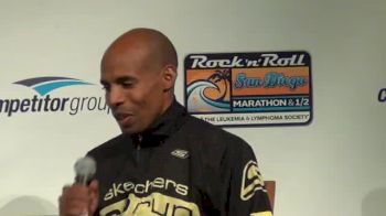 Meb Keflezighi's thoughts on running Olympic marathon as 37-year-old at 2012 Rock 'n' Roll San Diego Half Marathon