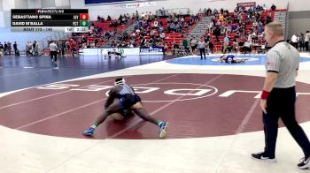 149 lbs Champ. Round 2 - David M`Balla, Pennsylvania College Of Technology vs Sebastiano Spina, Alvernia University