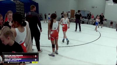 80 lbs Round 5 (6 Team) - Etta Mercier, Nebraska Blue Girls vs BryLee Irsik, Nebraska Red Girls