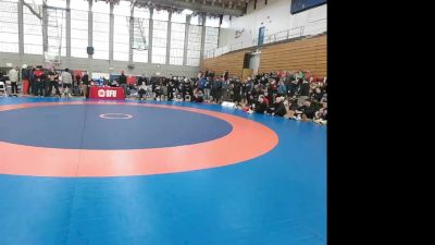74 M Quarterfinal - Joshua Lundin, Edmonton Wrestling Club vs Patrik Ledder, BMWC
