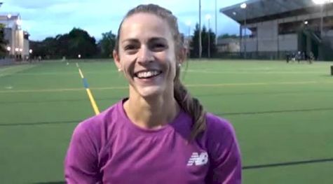 Jenny Simpson takes a loss but happy with race execution in 1500 at 2012 Pre Classic