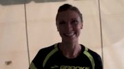 Katie Mackey after being a ping pong ball during 1500 at 2012 Pre Classic