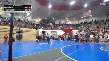 145 lbs Semifinal - Allie Silcox, Mooresville vs Lily Lovely, Middlebury Wrestling Club