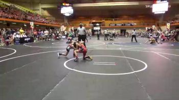 78 lbs Rr Rnd 3 - Peyton White Buffalo, Mandan WC vs Tyler Trant, Black Hills Stampede