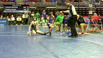 1A-106 lbs Champ. Round 1 - Lawson Bendgen, Woodbine vs Truman Hogen, Central Springs