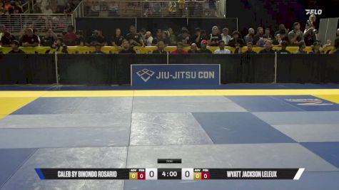 Wyatt Jackson Leleux vs Caleb Sy Binondo Rosario 2025 Pan Kids Jiu-Jitsu IBJJF Championship