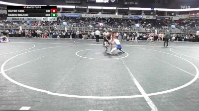 133 lbs Consi Of 8 #2 - Oliver Abel, Juneau Tornados vs Kaden Branch, Rough Riders