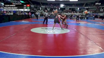 6-7A 185 Cons. Round 1 - Alaya Spence, Columbia vs Mallorie Selesky, Hewitt-Trussville