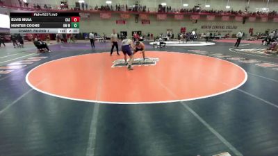 197 lbs Champ. Round 1 - Elvis Muja, Carthage College vs Hunter Coons, Wisconsin-Whitewater