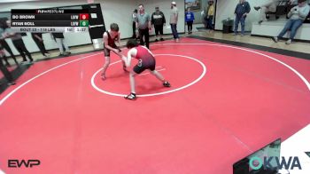 119 lbs 3rd Place - Bo Brown, Locust Grove Youth Wrestling vs Ryan Noll, Locust Grove Youth Wrestling
