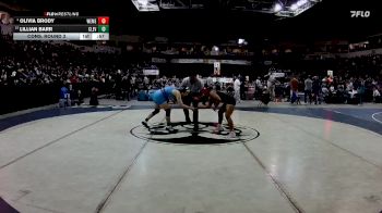 Girls 138 lbs Cons. Round 3 - Olivia Brody, West Mesa vs Lillian Barr, Cleveland
