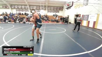 175 lbs Cons. Round 4 - Rocky Stallworth, Yuma Catholic vs William Clark, Pinnacle