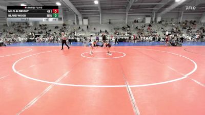 70 lbs Rr Rnd 1 - Milo Albright, 4M Strength vs Blake Wood, Roughneck Wrestling Club