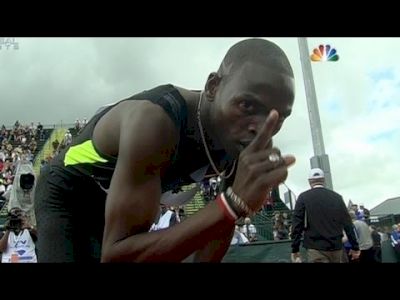 Abubaker Kaki battles tight finish with Aman in 800 at 2012 Pre Classic