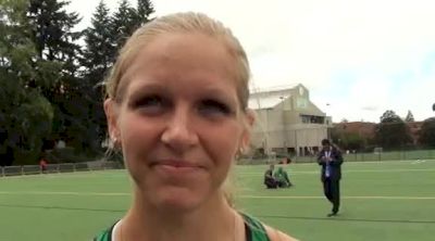 Lisa Uhl after 3k at the 2012 Pre Classic