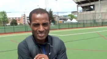 Kenenisa Bekele talks about tough year after finishing fourth in 5k at 2012 Pre Classic