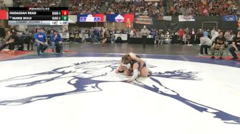 G - 155 lbs Champ. Round 1 - Hadassah Read, Ronan (Girls) vs Marie Bold, Havre (Girls)