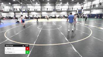 111A lbs Semifinal - Liam Davis, Lake Highland Prep vs Nikos Filipos, X-caliber Athletics. Wyoming Seminary