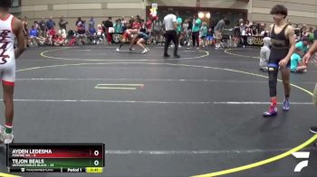 96 lbs Round 4 (6 Team) - Ayden Ledesma, Foxfire WC vs Tejon Beals, Untouchables Black