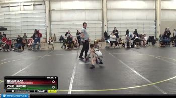 46 lbs Round 5 - Ryder Clay, Anchor Bay Wrestling Club vs Cole Urioste, Team Donahoe