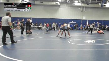 184 lbs Semifinal - Zachary Miller, Johnson & Wales (RI) vs Joshua Nieroda, Roger Williams