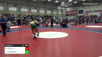 132 lbs Round Of 16 - Miguel Cholico, Golden Valley (Bakersfield) vs Alek VanBebber, Kingsburg