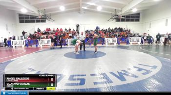 195 lbs Cons. Round 2 - Guatavo Vargas, Hoover vs Angel Gallegos, Canoga Park