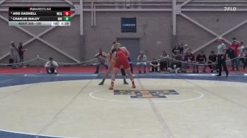 197 lbs Cons. Round 3 - Aris Dashiell, Wesleyan (CT) vs Charles Maloy, Western New England