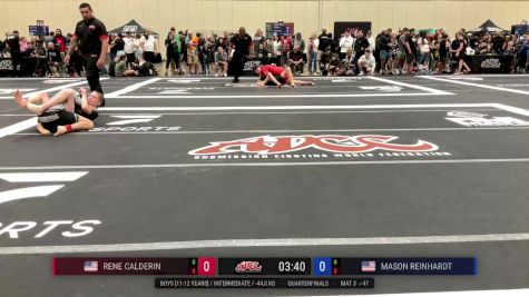 Mason REINHARDT vs Rene Calderin 2025 ADCC Orlando Open/Youth Trials