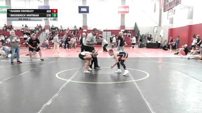85 lbs Rr Rnd 3 - Broderick Whitman, Xtreme Wrestling vs Kaiden Crowley, Journeymen
