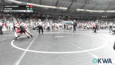 130 lbs Round Of 16 - Alburto Harmon, Morrison Takedown Club vs Eli Stark, Tiger Trained Wrestling