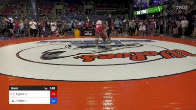 130 lbs Semis - Kalynn Lyons, NE vs Caroline Hilton, TN