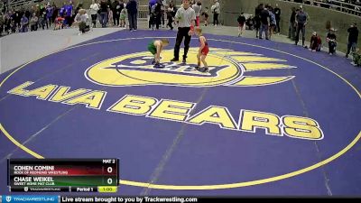 43 lbs Quarterfinal - Cohen Comini, Rock Of Redmond Wrestling vs Chase Weikel, Sweet Home Mat Club