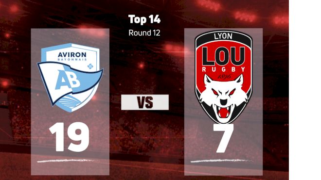 2022 Aviron Bayonnais vs Lyon OU